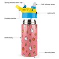thumbnail image 5 of Kids Insulated Water Bottle - Hello Kitty 16.9 Oz Stainless Steel Travel Bottle with Straw, Double Wall Vacuum Insulated Water Bottles for Boys Girls, 5 of 7