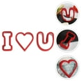 thumbnail image 2 of Miangastore Stainless Steel Heart Shaped Cookie Cutter for DIY Perfect for Valentine's Day Celebrations 3pcs Set, 2 of 8