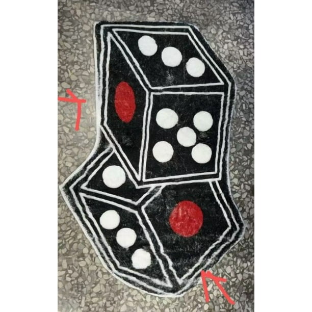 Tapete Absorbente Antideslizante para Dados de Juego, Ideal para Baño, Sala de Estar, Dormitorio o Como Manta de Noche.