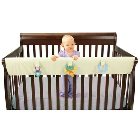 Easy Crib Teether Xl Rail Cover Ivory Walmart Com