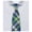 Green White, variant on Young Boys' Royal Tartans Plaid Black Watch 11 inch Pre-Tied Clip-On Neck Tie - Blue Green