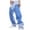 Blue, variant on WXLWZYWL Men's Baggy Jeans Y2K Aesthetic Casual Wide Leg Denim Pants Relaxed Fit Hip Hop Trousers Loose Color Block Slacks