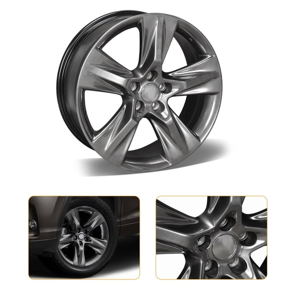 New 19x7.5 Inch Alloy Wheel Rim Replaceme for Toyota Highlander 2014-2019 75163