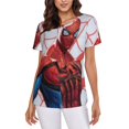 thumbnail image 1 of Spider-Man Women's Crew Neck Short Sleeve T-Shirt, 1 of 7
