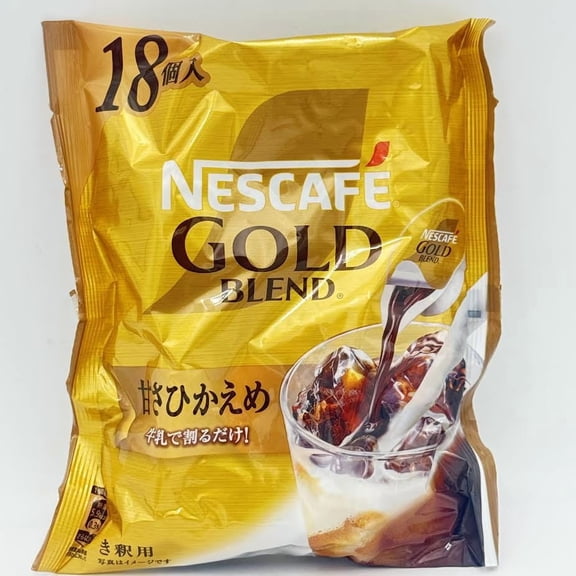 Nestle Nescafe Gold Blend - Liquid Coffee(Low Sugar)18capsules金牌咖啡濃縮液體膠囊微糖