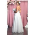 thumbnail image 2 of Fit and Flare Ivory Bridal Gown, 2 of 4