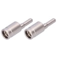 thumbnail image 1 of 4 Gauge Wire Connector, Silver 2pcs Power Cord Terminal High Hardness  For Inverter Battery And Automotive Applications For Car Audio, 1 of 8