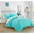thumbnail image 2 of Chic Home CS7874-US Klara 6 Piece Comforter Set, Coral - King, 2 of 11