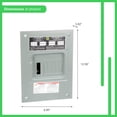 thumbnail image 3 of Centro de carga Square D QO 100A 120/240V, 8 espacios, 16 circuitos, 3 of 3
