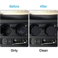 thumbnail image 4 of Car Cup Holder Coaster, Wisdompro 4 Pack 2.75 Inch Diameter Cup Holder Insert Coaster, Non-Slip Universal Vehicle Interior Accessories Cup Mats for Women and Men - Black, 4 of 7