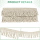 thumbnail image 2 of Uxcell 1 Cuenta Flecos de Cortina Trim para Sofá Ropa Beige 5 Yardas, 2 of 6