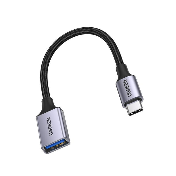 Adaptador USB C a USB A 3.2 UGREEN Nylon Braid para iPhone