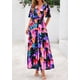 thumbnail image 5 of Vestido PRETTYGARDEN 2025 Floral Cuello en V Mangas Abullonadas M, 5 of 7