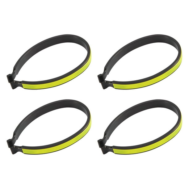 Radioactief wolf Geheugen 2Pair Bike Trouser Clips Lightweight Bike Trouser Clips with Reflective  Bands for Night Rides - Walmart.com