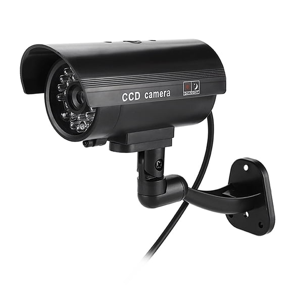 Cámara Ficticia Bling Bling con Flash LED, Cámara de Seguridad Falsa, Resistente y Sólido