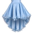 thumbnail image 5 of Sunny Fashion Girls Dress Blue Hi-lo Pearl Organza Bow Tie Party Pageant Wedding 12 Years, 5 of 6