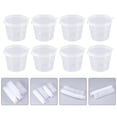 thumbnail image 4 of 100 vasos desechables de plástico transparente con tapa., 4 of 8
