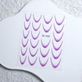 thumbnail image 2 of Guardurnaity 12x moldes para uñas autoadhesivos súper finos para decoración de uñas francesa con estilo, accesorios de calcomanías para uñas Arte de uñas, 2 of 6