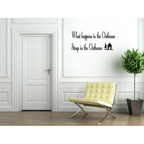 Outhouse Bathroom Vinyl Wall Decal Es Stickers Decals Home Decor 136 Com - Decorative Wall Decals For Bathroom Outhouse Bathroom Vinyl Wall Decal Es Stickers Decals Home Decor 136 Com - Decorative Wall Decals For Bathroom