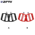 thumbnail image 3 of ZTTO JT02 1 par de bicicletas Pedal plano Acero Axis Safe Ass Safe Pedales de color sólido Reemplazo de piezas de ciclo de montaña Suministros Negro Inevent OD003649-02, 3 of 7
