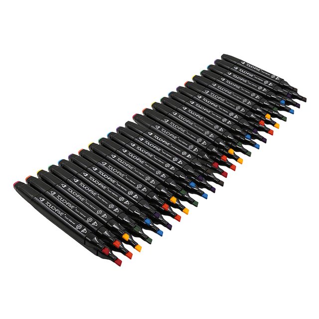 simhoa Tips Permanent Marker Pens Alcohol Oil Based Art Markers 48Color