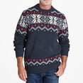 thumbnail image 1 of Dvkptbk Pull Homme Jacquards Sweater Col Rond Sweater Automne Hiver Pull Sweater Mode Causale Knit Pull à Manches Longues Sweater, 1 of 6
