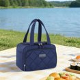 thumbnail image 5 of Leodye 1PCS Waterproof Insulated Cooler Lunch Bag Portable Refrigerated Ice Bag Long Time Fresh Preservation for Outdoor Camping Picnic Travel -9.84x6.69x6.50in, 5 of 6
