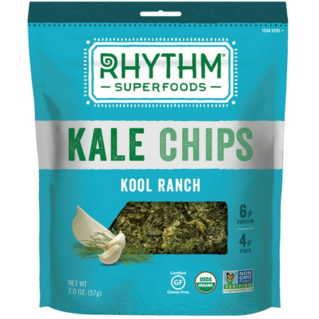 Rhythm, Organic Kool Ranch Kale Chips 2 oz. (12