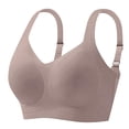 thumbnail image 5 of felwors Bras for Women Push Up Bra Womens No Underwire Women's Wireless Seamless Sports Bras with Support Lift (Coffee, XL), 5 of 5