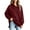 Wine, variant on Women Oversized Hoodie Sweatshirt Side Slit Soft Fleece Pullover with Pocket Loose Fitting Casual Fall Tunic Tops Wine Oversized Hoodies for Teen Boys L