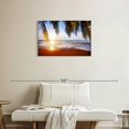 thumbnail image 2 of Elephant Stock Summer Golden Coast Wall Art - Horizontal Canvas Wall Art - Living Room Wall Decor - Beach Canvas - Beige And Brown Decor - 30" x 20", 2 of 8
