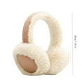 thumbnail image 3 of Winter Ear Muffs for Women & Girls - Foldable Earmuffs with Ultra-Soft Warm Ear Covers, Cute Fluffy Ear Warmers for Outdoor Activities and Cold Weather, 3 of 7