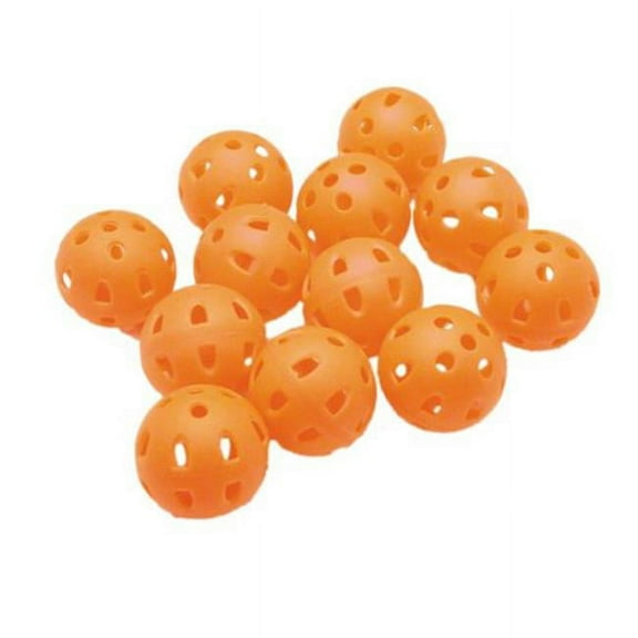 Plastic Practice Balls (12 Pack) Orange