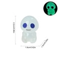 thumbnail image 3 of Aoznliie Mini Glow in Dark Ghost Figurines, 10 Pack Resin Halloween Ornaments, 1 inch Glowing Decor for Micro Landscape, Multicolor, 3 of 7