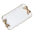 thumbnail image 1 of Cateissary Bandeja de resina para pastel, mano de obra, almacenamiento de tamaño compacto, de fruta, soporte para aperitivos, artesanía, Decoración del hogar Blanco, 1 of 5