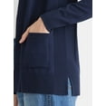 thumbnail image 4 of Time and Tru Women's and Women's Plus Open Front Cardigan Sweater, Sizes XS-4X, 4 of 5