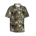 thumbnail image 2 of Easygdp Farm Animals Men's Hawaiian Shirts Print Lapel Short Sleeve for Beach, vacation, party, casual occasions - 3X-Large, 2 of 9