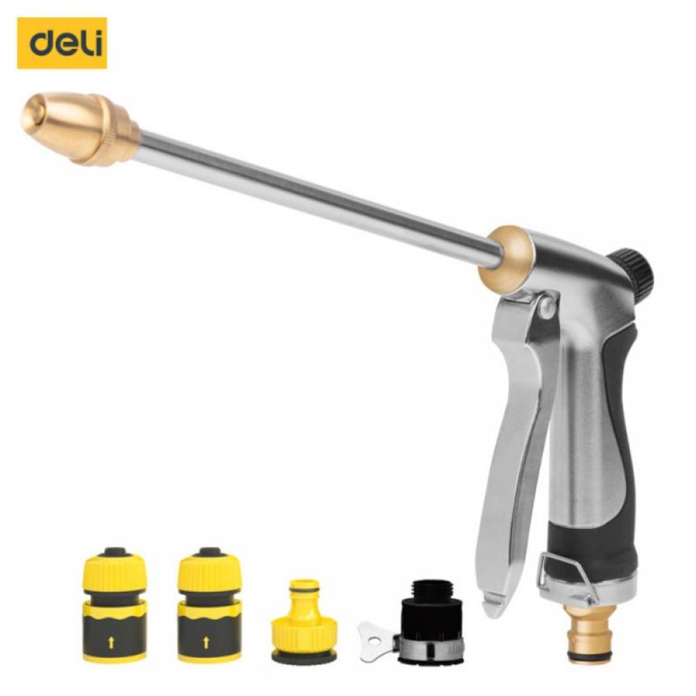 Deli Car Wash 5 Piece Set Car Washing Sprayer Set Cleaning, Garden Watering  Tool