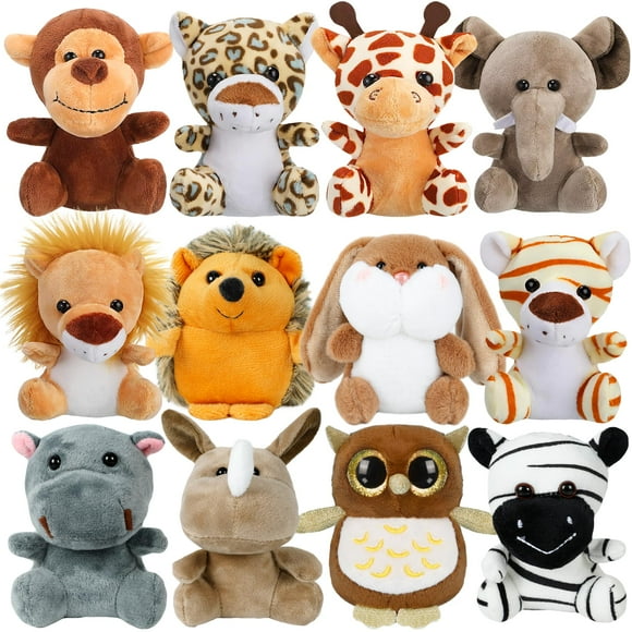 Animales de peluche Arrozon, pequeños, 10 cm, a granel, 12 unidades para niños