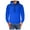 Blue, variant on Aayomet Hoodies For Men Fashion Heavyweight Camo Hoodie for Men - Hidden Security Pocket | v-neck Opening,White L