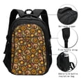 thumbnail image 3 of Fuzoiu Chrysanthemum turkey Print USB Backpack with Charging Port,Laptop Backpack,Business Travel Durable Laptops Backpack, for School, Work, Travel & Outdoor Activities, 3 of 7