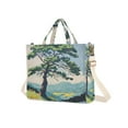 thumbnail image 7 of FORMRS Womens Corduroy Tote Bag Crossbody Shoulder Handbag with Pocket, Mounatin at Dawn, 7 of 7
