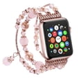 thumbnail image 1 of Banda compatible con Apple Watch 38-40 mm / 42-44 mm, reemplazo de pulsera de ágata hecha a mano elástica para mujeres y niñas para Apple Watch Series / 4/3/ 2/1 Ormromra 2033277-2, 1 of 9