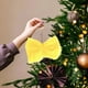 thumbnail image 2 of Decoraciones Del Árbol de Navidad: Decoraciones de Fiesta de Bricolaje con Arco de Navidad de Pelo Largo, 2 of 5