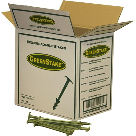 Box of 500 Biodegradable Stakes 6"