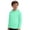 F-312Mint Green, variant on ZHOGXU Kids Boys Girls Hooded Sun Top Long Sleeve Solid Color Lightweight Breathable Summer Tee For Outdoor Activities Activewear,Pink,15-16 Years