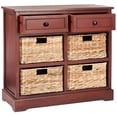 thumbnail image 2 of Safavieh Herman 2-Drawer Storage Unit with 4 Wicker Baskets, 2 of 4