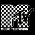 thumbnail image 2 of Women's MTV Black and White Checker Logo  Graphic T-Shirt, 2 of 4