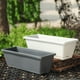 thumbnail image 4 of Maceta rectangular para plantar verduras en el balcón, maceta de plástico para flores, maceta para plantar verduras, 4 of 5