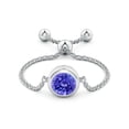 thumbnail image 2 of Angara Natural 0.5 Ct. Tanzanite Solitaire Ring in 14K White Gold for Women (Ring Size: 11.5), 2 of 9